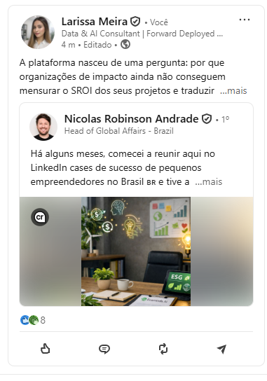 LinkedIn post by Nicolas Robinson Andrade